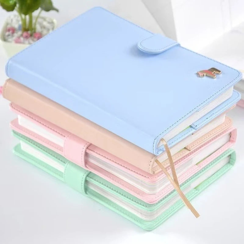 Kawai Handbook Creative Stationery Color Page Illustration Plan Note Diary Schedule Notebook Hand Painted Lovely School Supplies